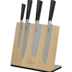 CRISTEL Bloc à couteaux aimanté en bois de hêtre