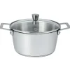 CRISTEL Faitout inox brossé avec couvercle