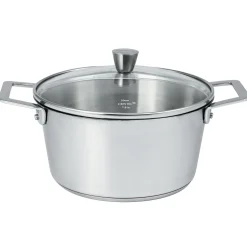 CRISTEL Faitout inox brossé avec couvercle