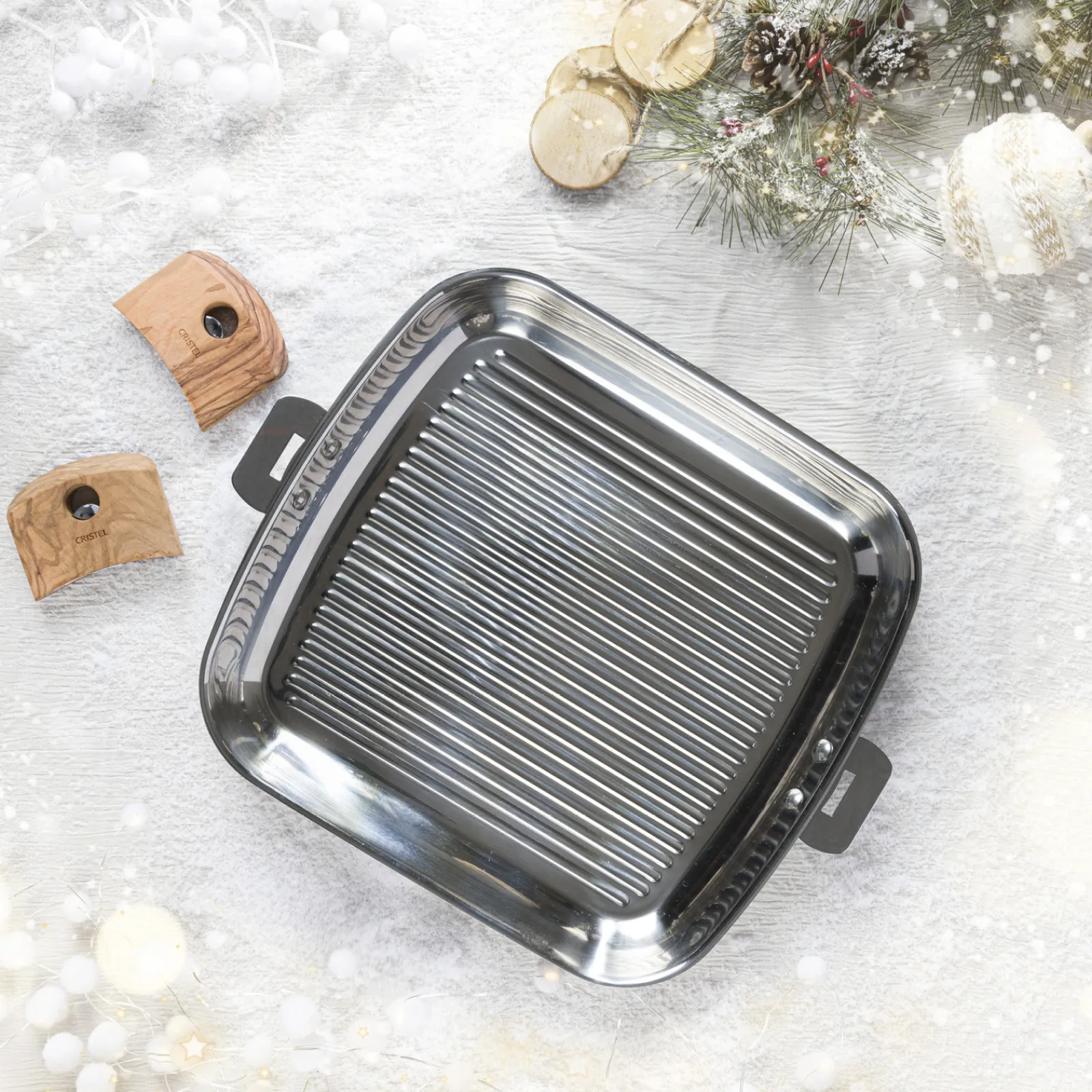 CRISTEL Gril carré inox