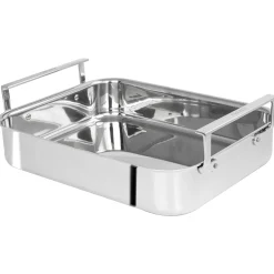 CRISTEL Plat à four inox 35 cm - sans accessoires