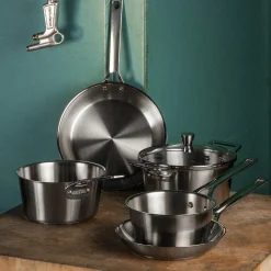 CRISTEL Poêle en inox brossé