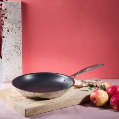 CRISTEL Poêle inox anti-adhésif Exceliss+