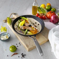 CRISTEL Poêle inox anti-adhésif Exceliss+