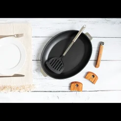 CRISTEL Poêle ovale inox - anti-adhésif Exceliss