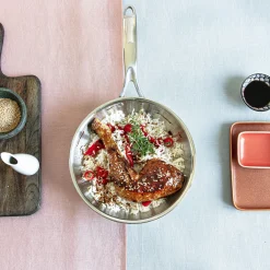 CRISTEL Poêle sautoir inox