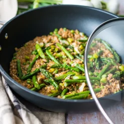 CRISTEL Sauteuse aluminium à anses fixes avec couvercle