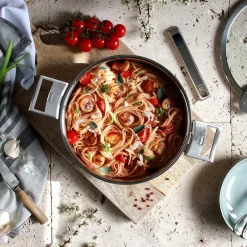 CRISTEL Sauteuse inox brossé amovible