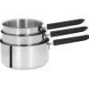 CRISTEL Set de 3 casseroles inox