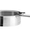 CRISTEL Set sauteuse inox Ø24cm + couvercle et poignée amovible